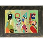 Quadro Decorativo A4 Las Musas - Kandinsky Cosi Dimora