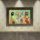 Quadro Decorativo A4 Las Musas - Kandinsky Cosi Dimora