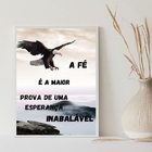 Quadro Decorativo A Filosofia Do sucesso 24x18cm Moldura:made