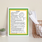 Quadro Decorativo A Lenda Do Girassol 45x34cm - Com Vidro Mol