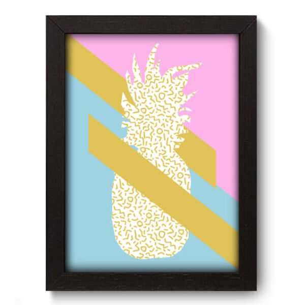 Quadro Decorativo - Abacaxi - 19cm X 25cm - 013qncap