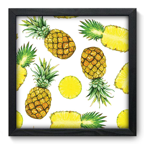 Quadro Decorativo - Abacaxi - 33cm X 33cm - 220qdcp