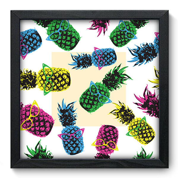 Quadro Decorativo - Abacaxi - 33cm X 33cm - 347qdcp