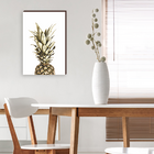 Quadro Decorativo Abacaxi 40x60cm Com Moldura