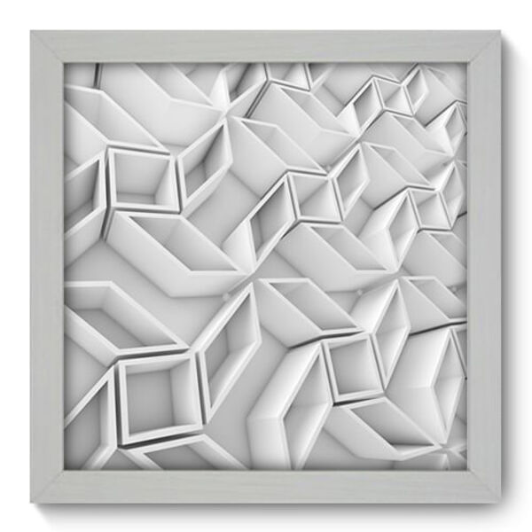 Quadro Decorativo - Abstrato - 22cm X 22cm - 002qnaab