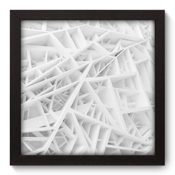 Quadro Decorativo - Abstrato - 22cm X 22cm - 003qnaap