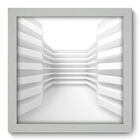 Quadro Decorativo - Abstrato - 22cm X 22cm - 009qnaab