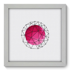 Quadro Decorativo - Abstrato - 22cm X 22cm - 091qnaab