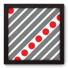 Quadro Decorativo - Abstrato - 22cm X 22cm - 115qnaap