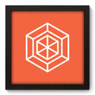 Quadro Decorativo - Abstrato - 22cm X 22cm - 128qdap