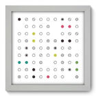 Quadro Decorativo - Abstrato - 22cm X 22cm - 128qnaab