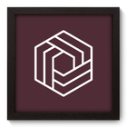 Quadro Decorativo - Abstrato - 22cm X 22cm - 129qdap