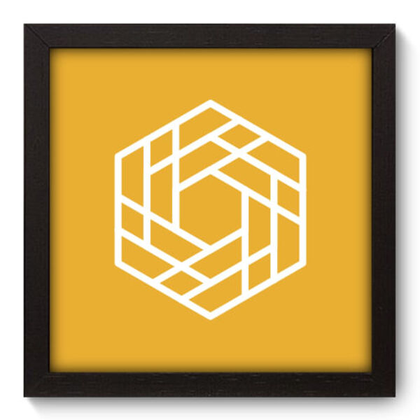 Quadro Decorativo - Abstrato - 22cm X 22cm - 130qdap