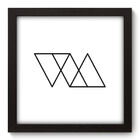 Quadro Decorativo - Abstrato - 22cm X 22cm - 132qdap