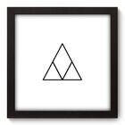 Quadro Decorativo - Abstrato - 22cm X 22cm - 133qdap