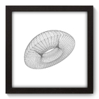 Quadro Decorativo - Abstrato - 22cm X 22cm - 136qnaap