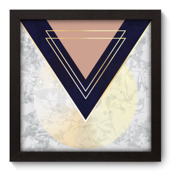 Quadro Decorativo - Abstrato - 22cm X 22cm - 180qnaap