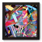 Quadro Decorativo - Abstrato - 22cm X 22cm - 193qdap