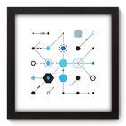 Quadro Decorativo - Abstrato - 22cm X 22cm - 253qdap