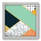 Quadro Decorativo - Abstrato - 22cm X 22cm - 268qdab