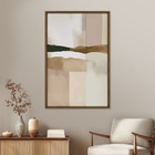 Quadro Decorativo Abstrato 2 Colorido com Vidro 90x60x2,8cm Tropical