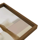 Quadro Decorativo Abstrato 2 Colorido com Vidro 90x60x2,8cm Tropical