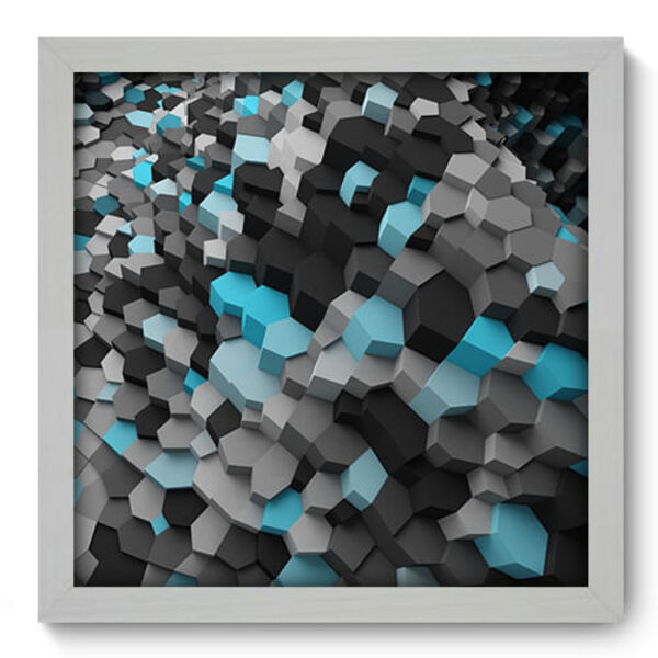 Quadro Decorativo - Abstrato - 33cm X 33cm - 020qnabb