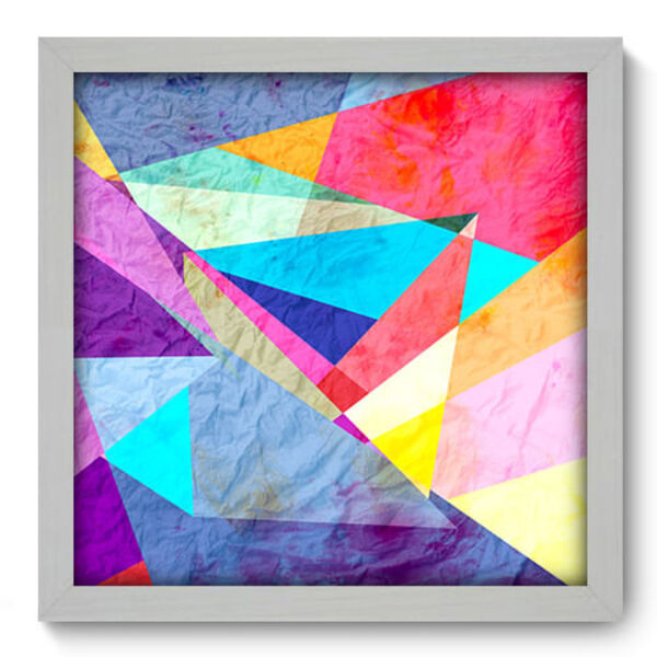 Quadro Decorativo - Abstrato - 33cm X 33cm - 030qnabb