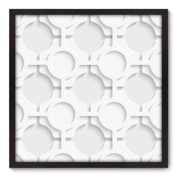 Quadro Decorativo - Abstrato - 33cm X 33cm - 068qnabp