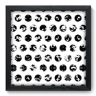 Quadro Decorativo - Abstrato - 33cm X 33cm - 073qnabp