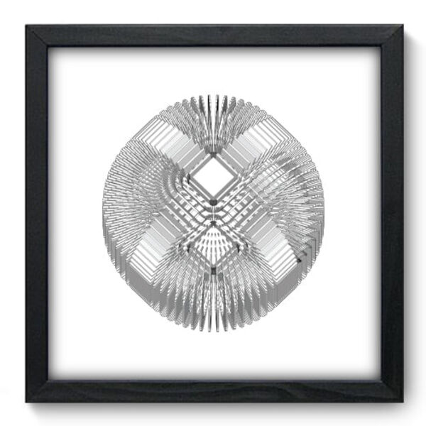 Quadro Decorativo - Abstrato - 33cm X 33cm - 088qnabp