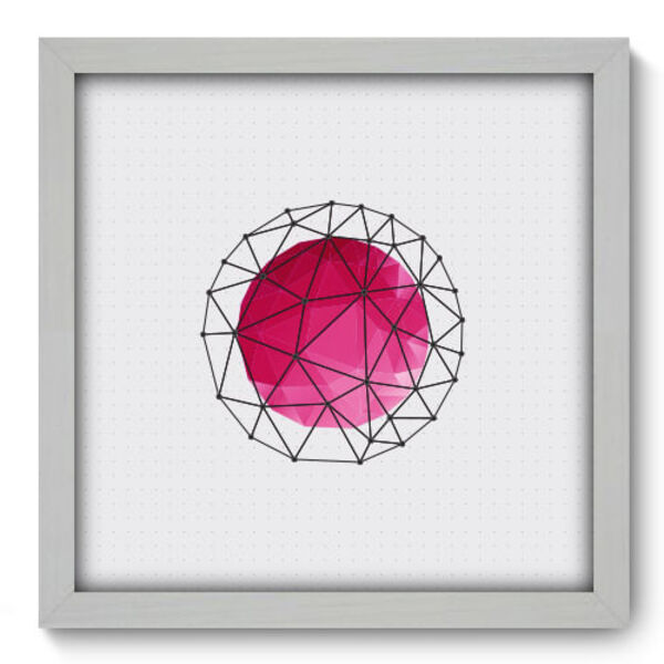 Quadro Decorativo - Abstrato - 33cm X 33cm - 091qnabb