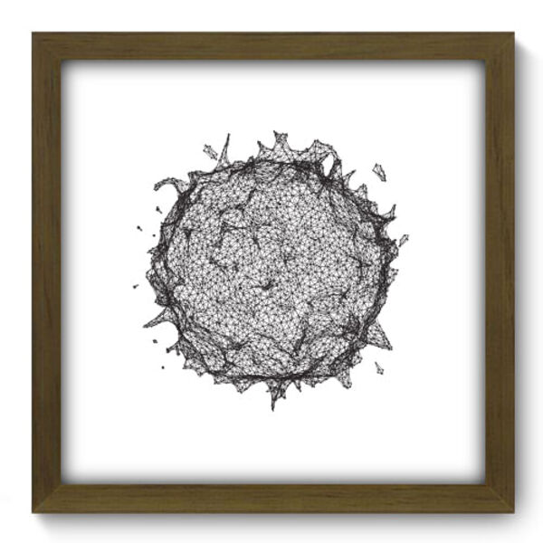 Quadro Decorativo - Abstrato - 33cm X 33cm - 101qdam