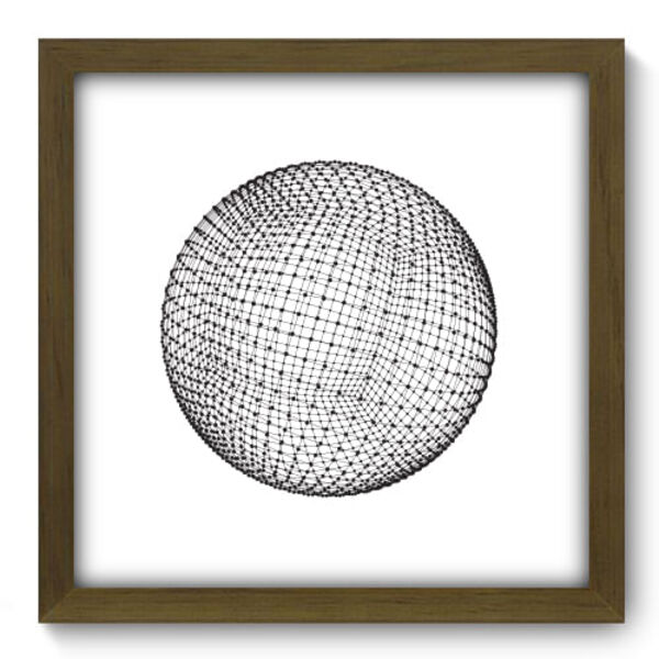 Quadro Decorativo - Abstrato - 33cm X 33cm - 108qdam