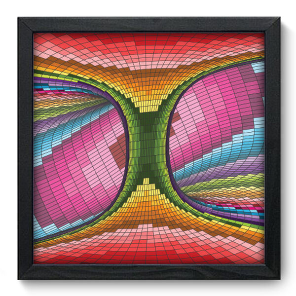 Quadro Decorativo - Abstrato - 33cm X 33cm - 117qdap