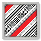 Quadro Decorativo - Abstrato - 33cm X 33cm - 118qnabb