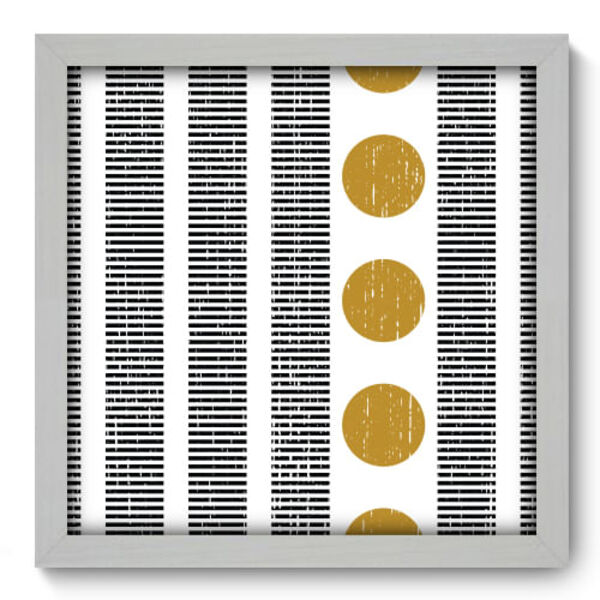 Quadro Decorativo - Abstrato - 33cm X 33cm - 119qnabb