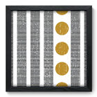 Quadro Decorativo - Abstrato - 33cm X 33cm - 119qnabp