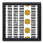 Quadro Decorativo - Abstrato - 33cm X 33cm - 119qnabp