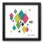 Quadro Decorativo - Abstrato - 33cm X 33cm - 125qnabp