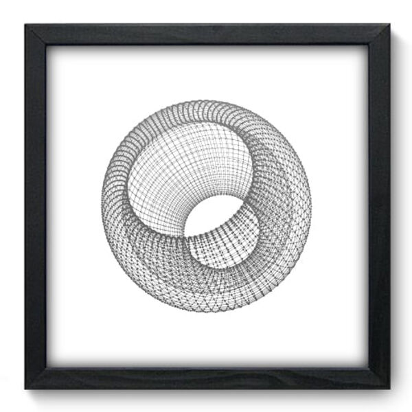 Quadro Decorativo - Abstrato - 33cm X 33cm - 137qnabp