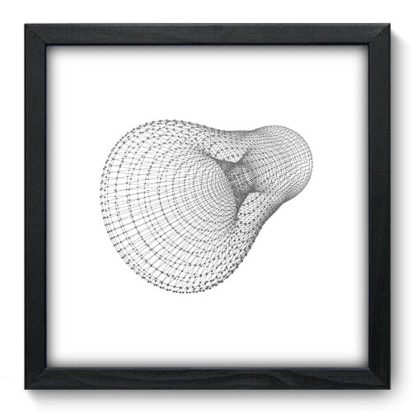 Quadro Decorativo - Abstrato - 33cm X 33cm - 141qnabp