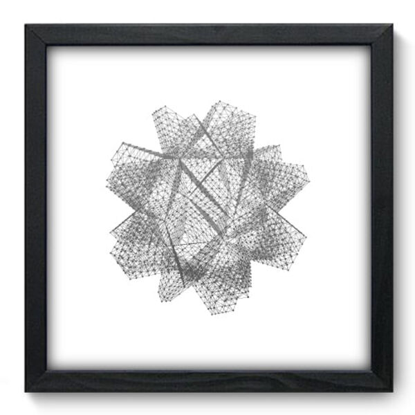 Quadro Decorativo - Abstrato - 33cm X 33cm - 142qnabp