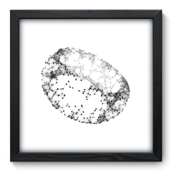 Quadro Decorativo - Abstrato - 33cm X 33cm - 146qnabp