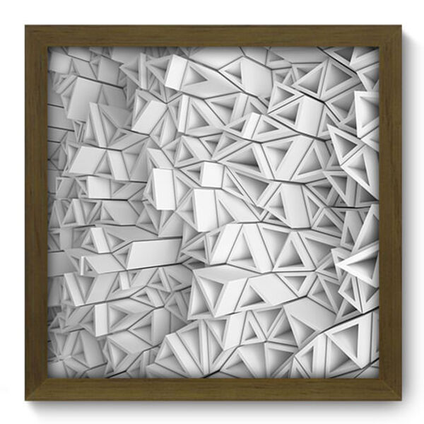Quadro Decorativo - Abstrato - 33cm X 33cm - 164qdam