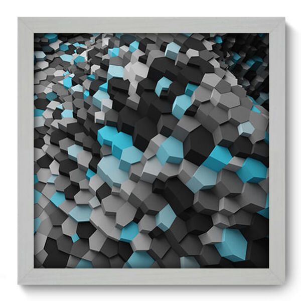 Quadro Decorativo - Abstrato - 33cm X 33cm - 170qdab