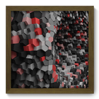 Quadro Decorativo - Abstrato - 33cm X 33cm - 171qdam