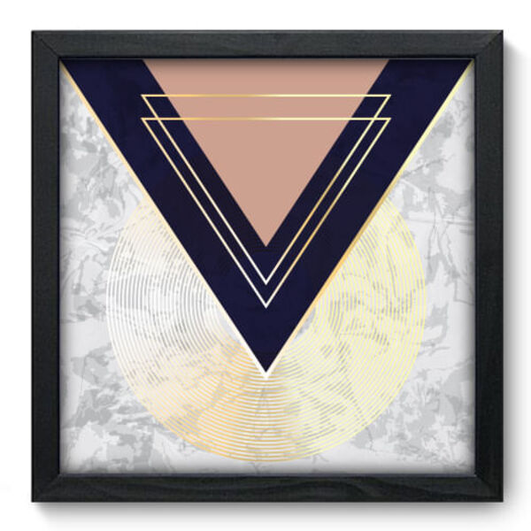 Quadro Decorativo - Abstrato - 33cm X 33cm - 180qnabp