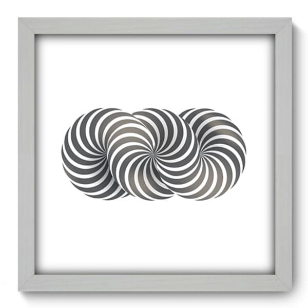 Quadro Decorativo - Abstrato - 33cm X 33cm - 196qdab