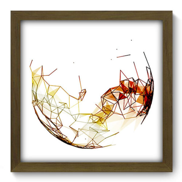 Quadro Decorativo - Abstrato - 33cm X 33cm - 206qdam